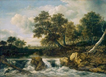  Isaakszoon Lienzo - Monte Jacob Isaakszoon van Ruisdael